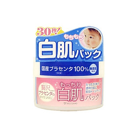 Mặt nạ rửa trôi dưỡng trắng da White Label Premium Placenta Pack 130g