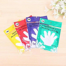 Mua Túi 100 Găng Tay Nilon Làm Bếp - Bao Tay Xốp Dùng 1 Lần