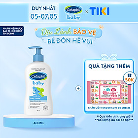 Sữa dưỡng thể dịu lành cho bé Cetaphil Baby Daily Lotion 400ml