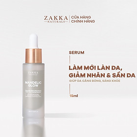 Tinh Chất Tái Tạo Và Căng Bóng Da Mandelic Glow Zakka Naturals 15ml