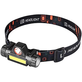 Đèn Pin Đội Đầu 2 Bóng 101 Sáng Tặng Kèm Pin