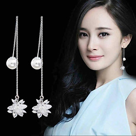 Khuyên tai bông tai dây dáng dài điệu đà thời trang nữ nhiều mẫu mới nhất