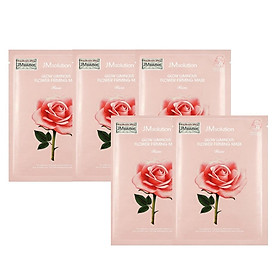 Combo 5 Mặt Nạ Cải Thiện Thâm Sạm JM Solution Glow Luminous Flower Firming Mask 30ml x 5
