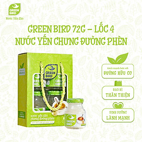Nước Yến Chưng Đường Phèn Green Bird Thanh Mát Dễ Uống Hũ 72g