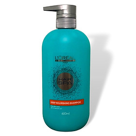 Dầu gội suôn mượt cho tóc khô L'oreal Hair Spa Deep Nourishing shampoo 600ml