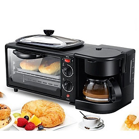 LÒ NƯỚNG BÁNH KIÊM MÁY PHA CAFE, TẶNG KÈM BỘ 3 KHĂN LAU NHÀ BẾP SIÊU THẤM HÚT
