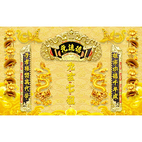 Mua Tranh dán tường trang trí bàn thờ phòng thờ Cửu Huyền Thất Tổ CHTT_006 nhiều kích thước