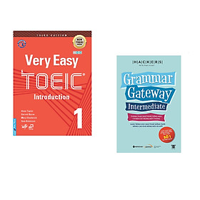 Combo 2 cuốn sách: Very Easy Toeic 1 - Introduction + GRAMMAR GATEWAY INTERMEDIATE