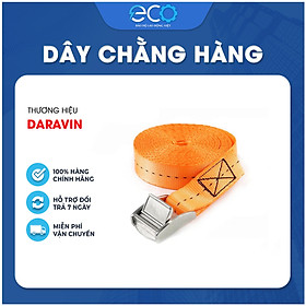 Dây chằng hàng khoá cam không móc Daravin, dây chằng hàng xe máy, hàng hóa pallet, vali, du lịch