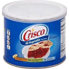 Mỡ Trừu Crisco Vegetable Shortening 453gr