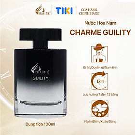 Nước Hoa Nam CHARME GUILITY 100ml Lưu Hương Lâu Lịch Lãm, Nam Tính_Nước Hoa Chính Hãng