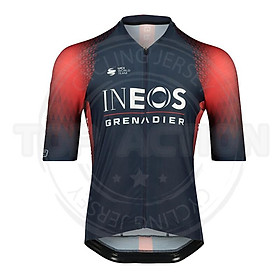 Ineos Grenadier mới Đi Xe Đạp Bộ Mùa Hè Bộ Quần Áo Đạp Xe Jersey MTB Đồng Nhất Xe Đạp Quần Áo Đi Xe Đạp Quần Áo Xe Đạp áo sơ mi ropa ciclismo Color: 8 Size: XS
