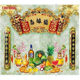 Mua Tranh dán bàn thờ trang trí phòng thờ