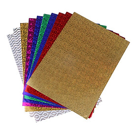 10 Miếng Tự Dính Giấy Dán Nhiều Màu Sắc Các Tông Tự Dính Pasters A4 Nhà Đề Can Trang Trí.