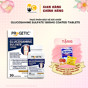 Thực Phẩm Chức Năng Progetic Glucosamine Sulfate 1500mg Hỗ Trợ Sức Khỏe Xương Khớp Người Lớn Date 04/2027