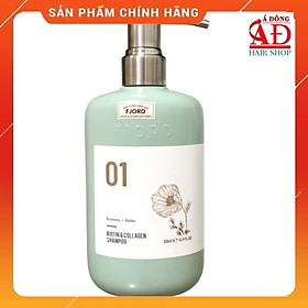 BỘ DẦU GỘI XẢ BIOTIN COLLAGEN NEW FJORD CAO CẤP PHỤC HỒI SIÊU MỀM MƯỢT 500ML*2