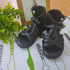 Giày Sandal Chiến Binh Bé Gái 3 - 15 Tuổi, Dép Sandal Cho Bé Đế Mềm Chất Da PU Kiểu Dây Đan Phong Cách Cá Tính