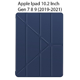 Bao Da Cover Dành Cho Apple Ipad 10.2 Inch 2019 Hỗ Trợ Smart Cover Gấp Chéo