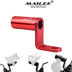 Chân đế mở rộng gắn chân gương chiếu hậu cho xe máy, xe đạp điện, xe gắn máy, xe đạp chất liệu Nhôm gắn thêm phụ kiện đèn xe, còi, kẹp điện thoại Mai Lee