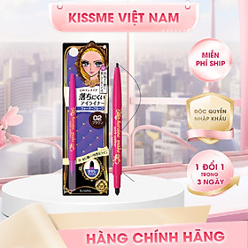 Bút Chì Sáp Kẻ Mí Mắt Không Trôi Kissme Heroine Make Quick Eyeliner (Nét Vẽ Tự Nhiên-Dạng Xoay)