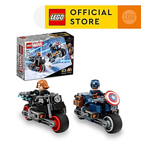 Hình ảnh LEGO SUPERHEROES 76260 Đồ chơi lắp ráp Cuộc rượt đuổi Captain America & Black Widow (130 chi tiết)