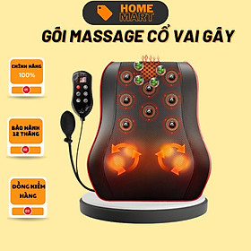 ￼Gối Massage Cổ Vai Gáy Hồng Ngoại Thế Hệ Mới VD.STORE Hỗ Trợ Giảm Nhức Mỏi Toàn Thân Hiệu Quả - BH 12 tháng