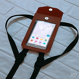 Mua Bộ 2 túi treo đầu xe máy bằng da treo điện thoại đứng sunha MBS003 chuyên dùng cho grab SUNHA SH 3539