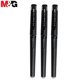 Combo 3 cây Bút nước - bút gel 0.7mm M&G - AGP13671 đen