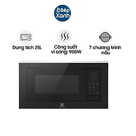 Mua Lò Vi Sóng Âm Tủ Kết Hợp Nướng Electrolux EMSB25XG - 7 Chương Trình Nấu - Hàng Chính Hãng