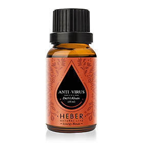 Tinh Dầu Diệt Vi Khuẩn Anti-Virus Blends Essential Oil Heber Natural Life | 100% Thiên Nhiên Nguyên Chất | Cao Cấp Nhập Khẩu