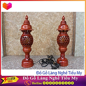 Mua Combo Đôi Đèn Thờ Tổ Ong hàng đẹp  có sẵn bóng đèn