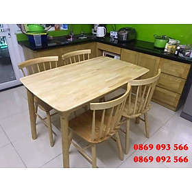 Mua (FREE SHIP) Bộ Bàn Ăn Ghế Song Tiện  Bàn Ghế Ăn (HÀNG XUẤT KHẨU 100%) Thương hiệu AZON Time