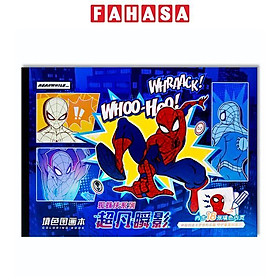 Sổ Vẽ Phác Họa Spiderman - 18 Trang - Tặng Kèm Sticker Và Tranh Tô Màu - iiGEN YZ310116