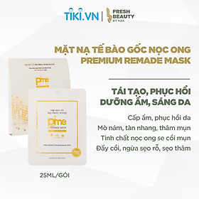 Mặt nạ tế bào gốc nọc ong Pime Remade Pre Mask cấp ẩm, dưỡng trắng, mờ thâm, tái tạo phục hồi da 1M