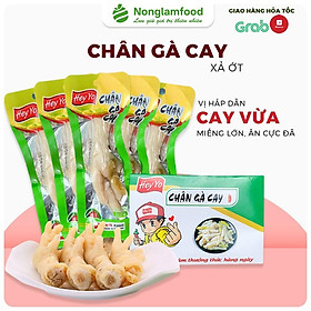 Chân gà cay xả ớt heyyo 40g đồ ăn vặt chân gà Việt Nam giai giòn sần sật vệ sinh an toàn thực phẩm