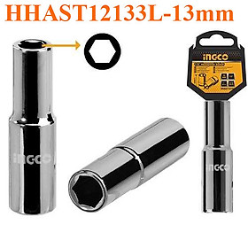 [CHÍNH HÃNG ]Đầu tuýp dài 6 góc 1/2 "-13mm HHAST12133L INGCO INGCO