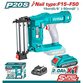 Mua SÚNG BẮN ĐINH THẲNG DÙNG PIN 20V (1 pin 2.0AH +sạc ) TOTAL TCBNLI2016 - HÀNG CHÍNH HÃNG