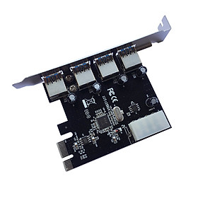 PCI Express USB3.0 4-Port Expansion Card VIA&NEC Chipset PC Adapter Card PC Converter