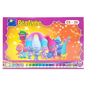 Bút Sáp Màu Bến Nghé 24 Màu CS-26