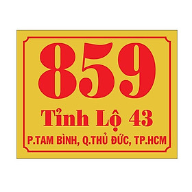 Mua BIỂN SỐ NHÀ MICA 2MM _DECAL VIP