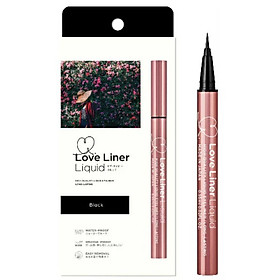 Bút Kẻ Viền Mắt Không Thấm Nước, Bền Màu, Lâu Trôi Love Liner Liquid Black Màu Đen