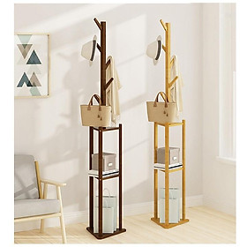 Mua Cây treo quần áo 1 trụ kiêm kệ mẫu mới - Móc treo quần áo hình cây