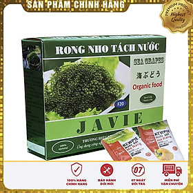 Hộp rong nho tách nước JAVIE 200gr 4 gói x 50gr ngon tuyệt