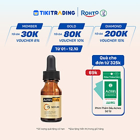 Serum C15 dưỡng sáng mờ thâm, ngăn ngừa lõa hóa Acnes Lab C15 Serum 15ml