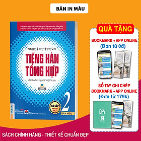 Giáo trình tiếng Hàn tổng hợp dành cho người Việt Nam – Sơ cấp 2 (Tặng kèm bookmark CR)