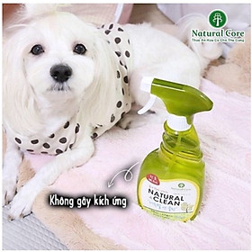 Xịt Khử Mùi Diệt Khuẩn cho chó mèo Natural Clean - 500ml