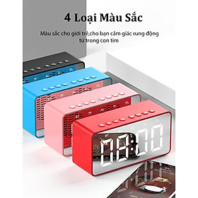 Mua Loa Bluetooth 5.0 BT506F Kèm Đồng Hồ Sang Trọng