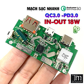 Mua Mạch Sạc Dự Phòng Sạc Nhanh 18W QC3.0 PD3.0 A