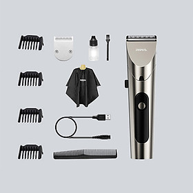 Tông đơ cắt tóc xiaomi RIWA lưỡi thép không gỉ mạnh mẽ, màn hình LED có thể được làm sạch, tiếng ồn thấp