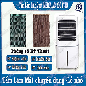 Mua Tấm làm mát quạt hơi nước MÊDIA loại 5090 sóng nhỏ lỗ nhỏ  dầy  bền  chắc  hiệu quả làm mát sâu